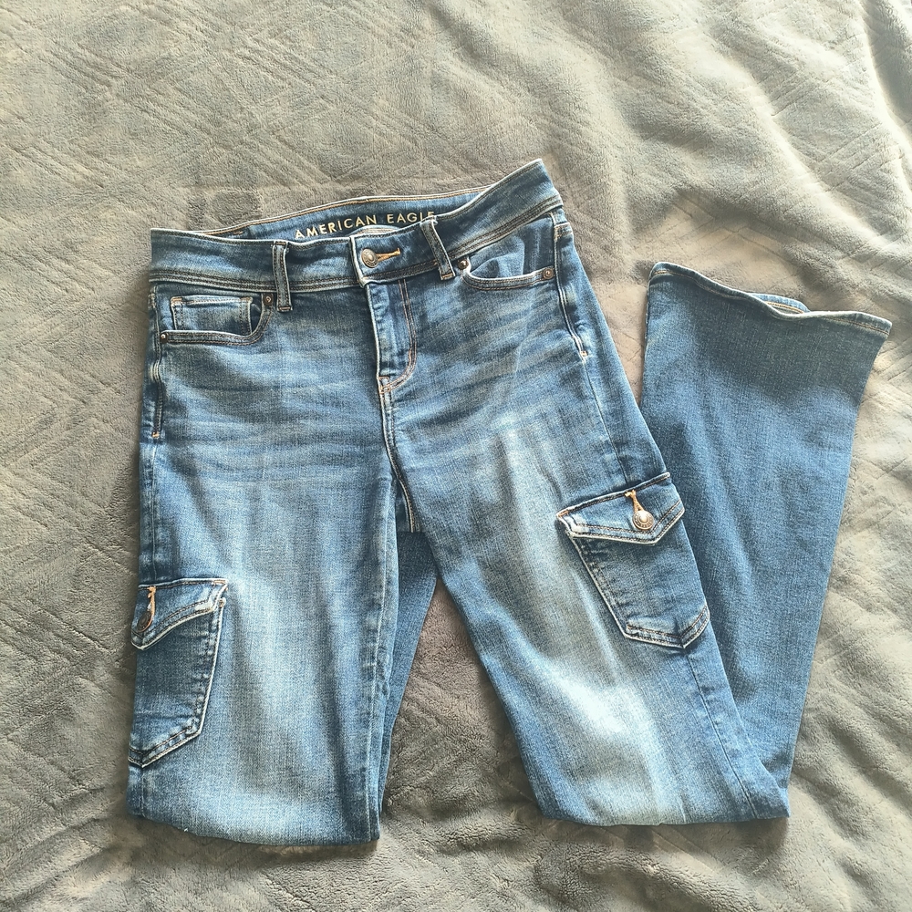 American Eagle Outfitters Women's Blue Jeans